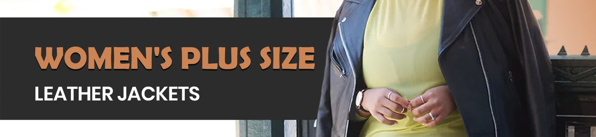 Women's Plus Size Leather Jackets