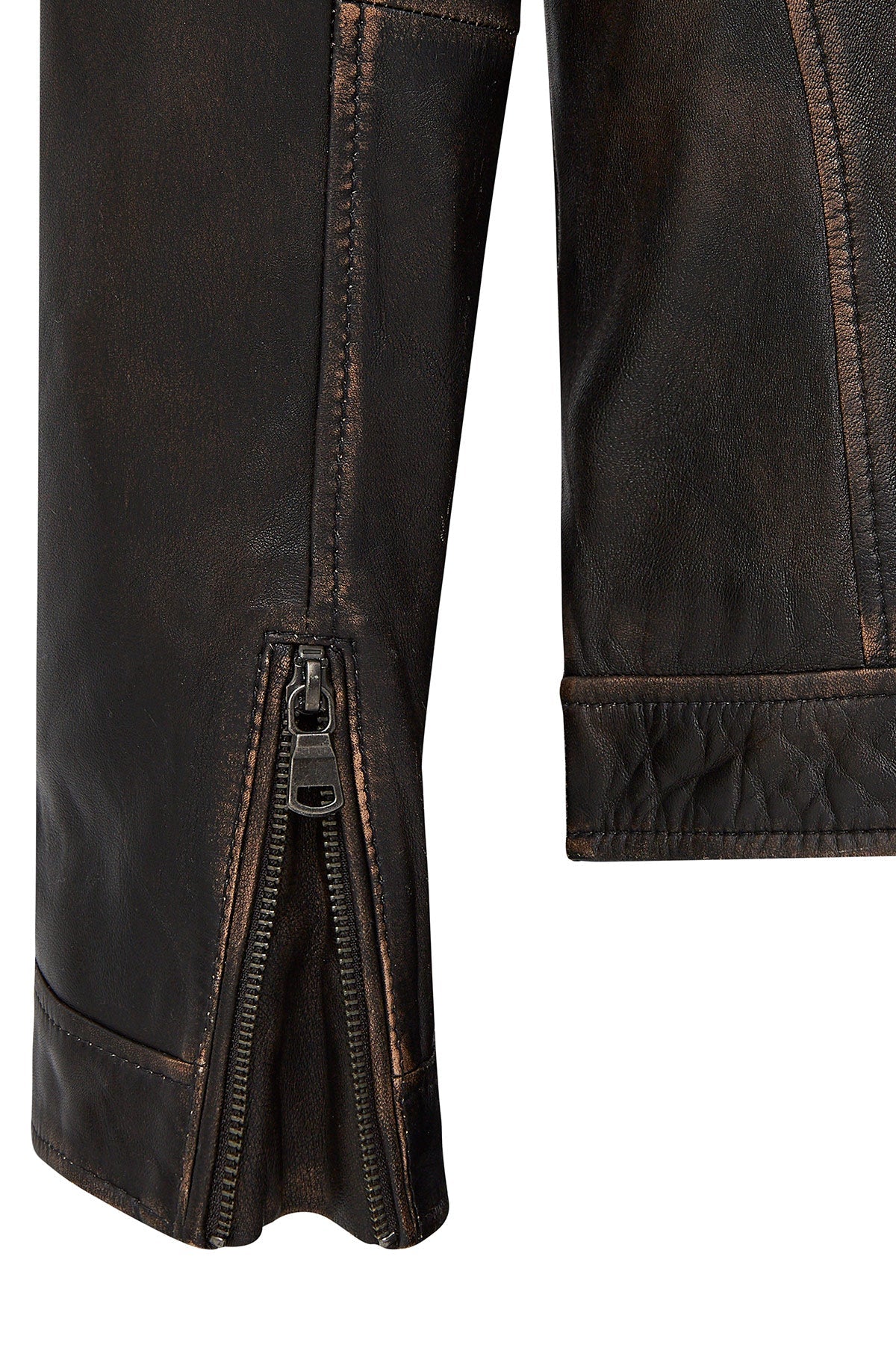 Kobe Men's Bronze Leather Jacket