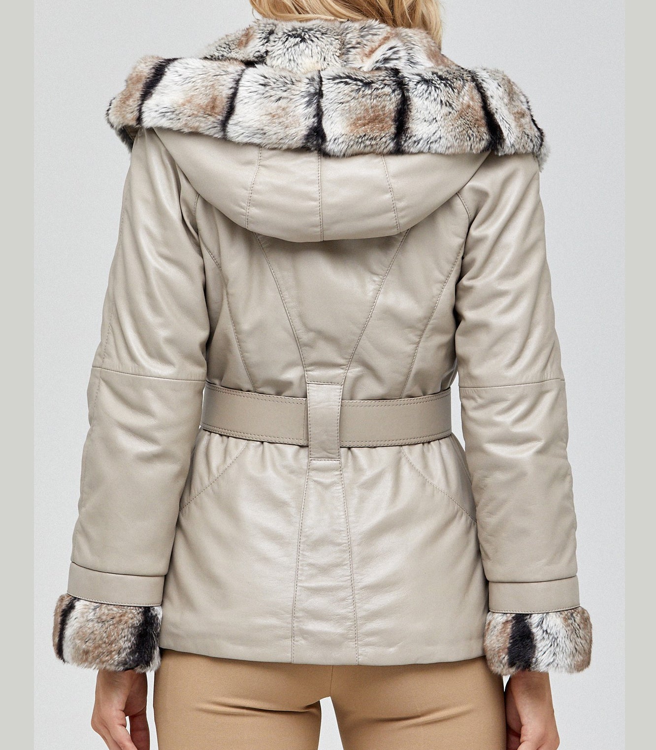 White Monterosa Women's Leather Jacket