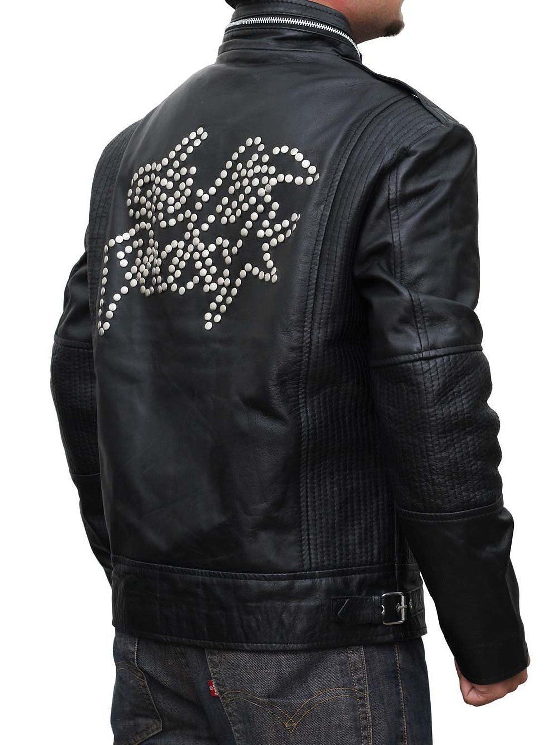Daft Punk Black Stylish Leather Jacket For Men