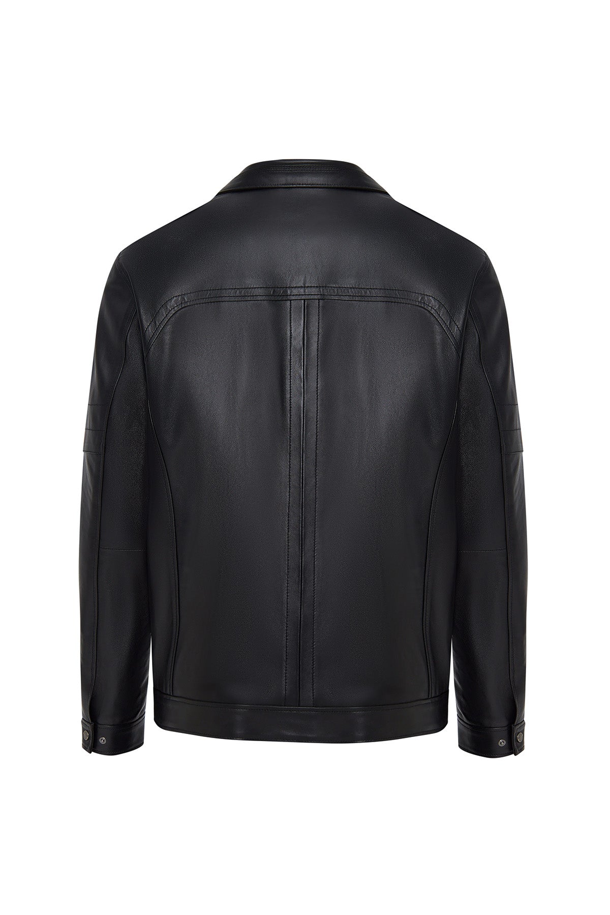 Bruno(Plus) Black Mens Leather Jacket