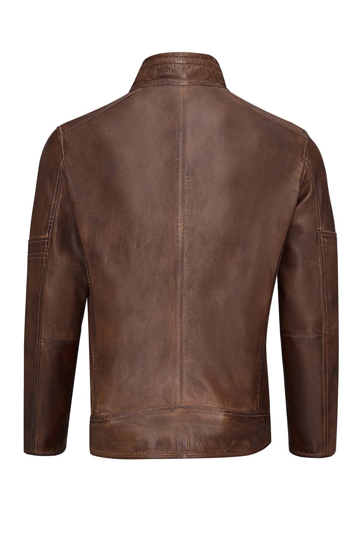 Mbappe Brown Men's Leather Jacket
