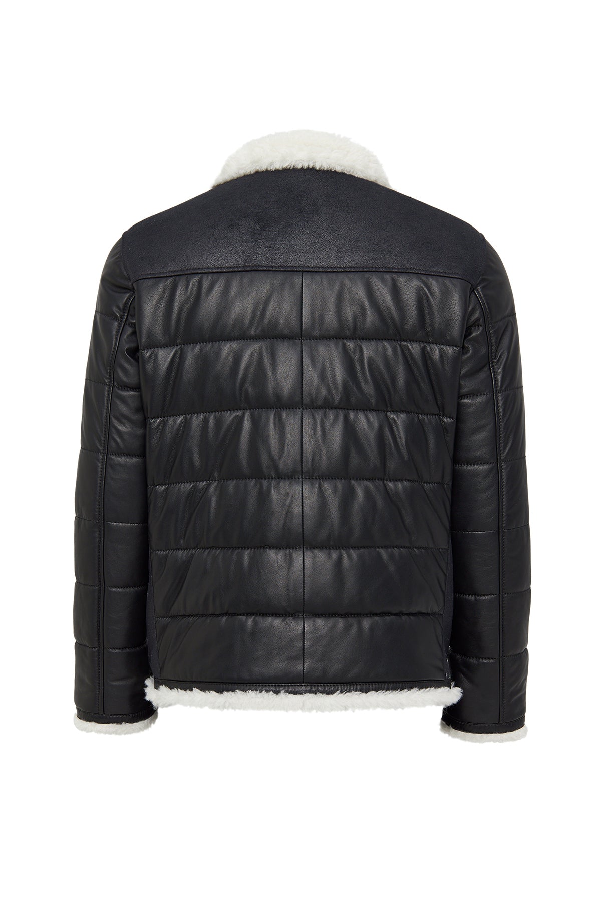 Zermatt Teddy Black Coat For Men