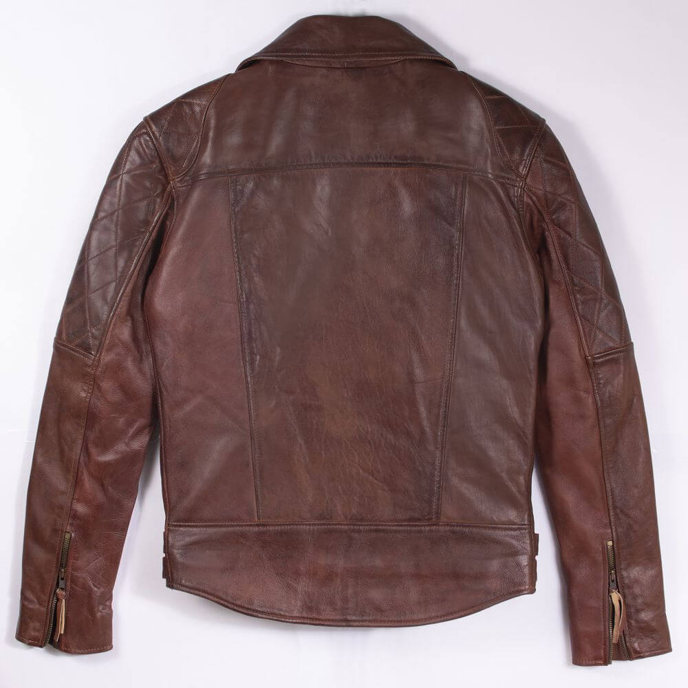 John Brown Quilted Men's Leather Jacket