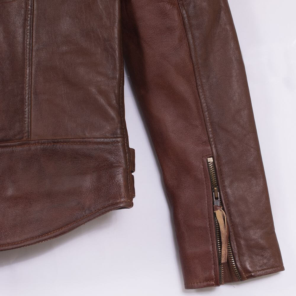 John Brown Quilted Men's Leather Jacket