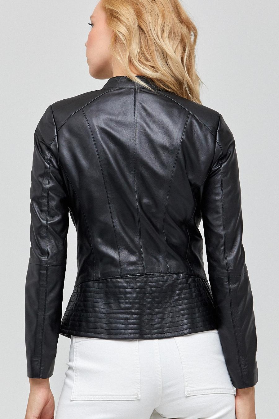 Sydney Black Leather Jacket for Women