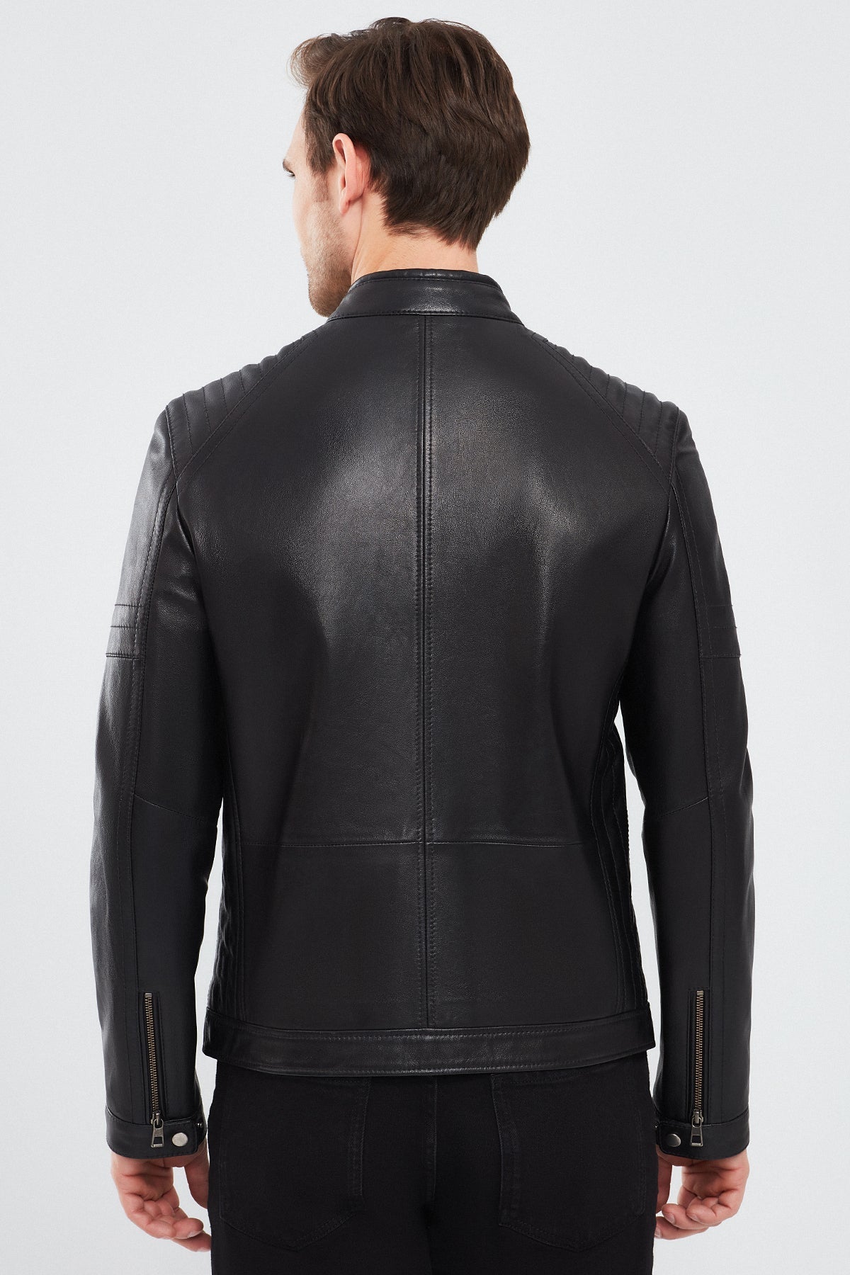 Paul Men’s Black Leather Jacket