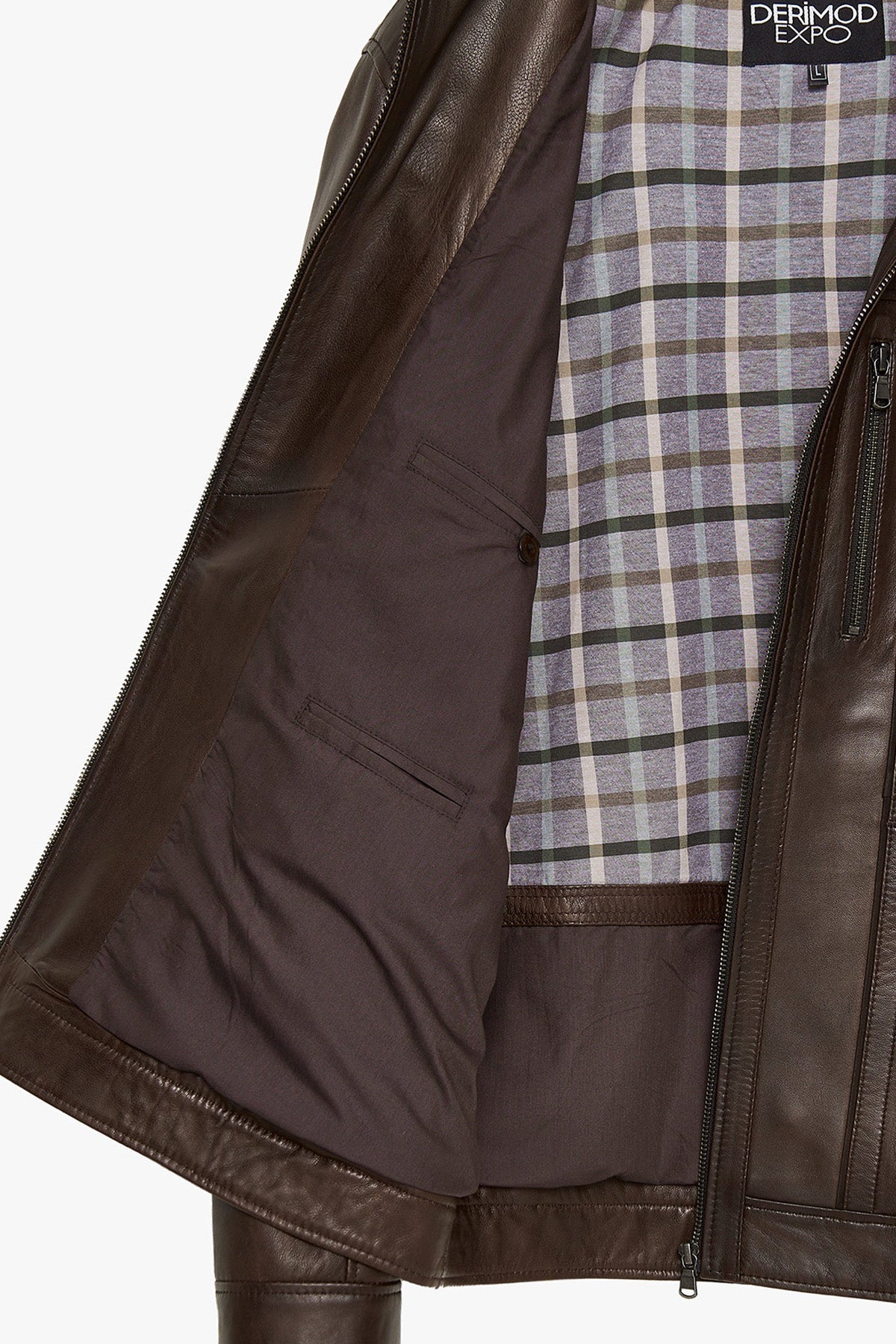 Burno Brown Men’s Leather Jacket