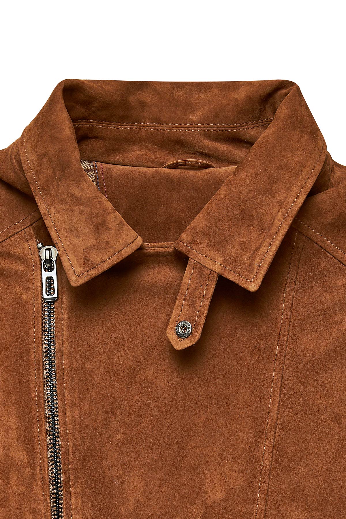 Marcus Brown Men's Suede Leather Jacket