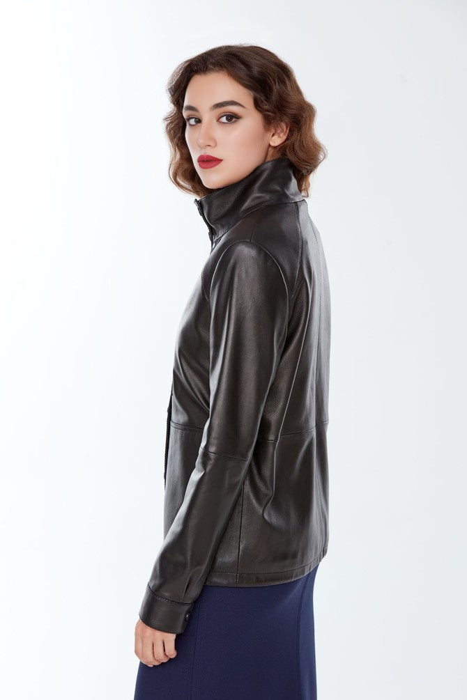 Maria Black Stylish Leather Jacket For Women