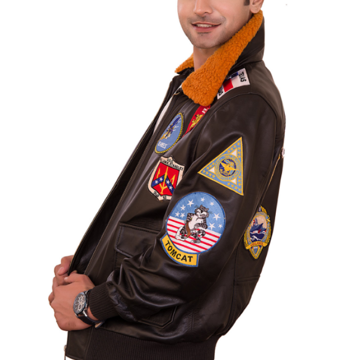 Army Grade Classic G1 Idris Leather Jacket For Men