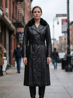 Alicia Double Breasted Plus Size Coat For Women