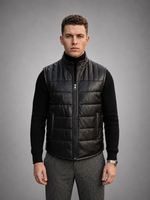 Anthony Vest Real Black Jacket For Men