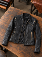 Astra Edge Black Leather Jacket