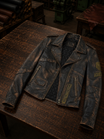 Bronze Icon Leather Jacket For Women