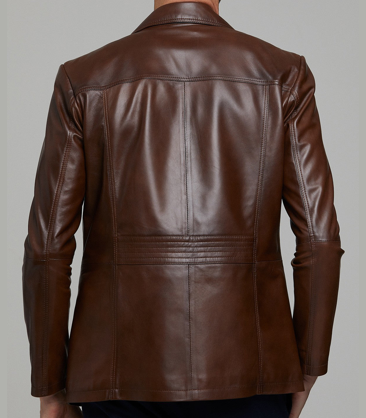 Jeremy Brown Leather Jacket For Men