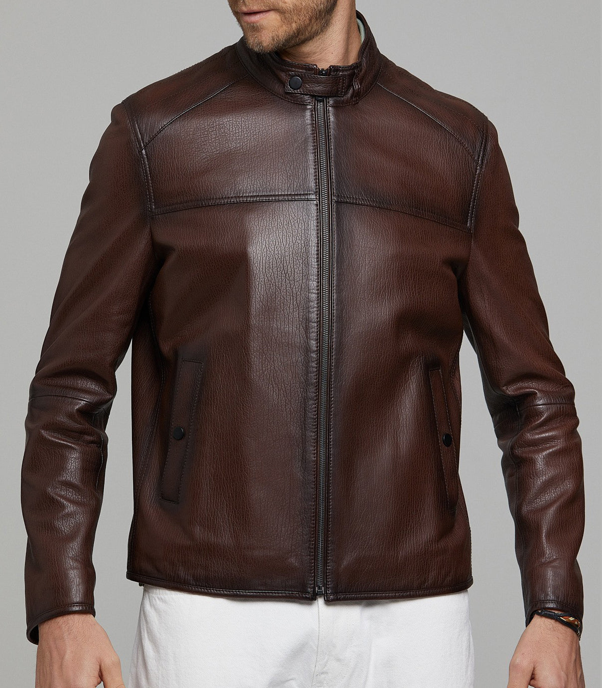 James Brown Leather Jacket Fort Men