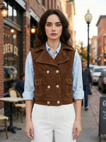 Brown Rio Vest For Women's