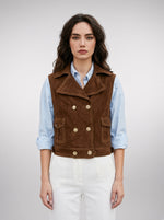 Brown Rio Vest For Women's