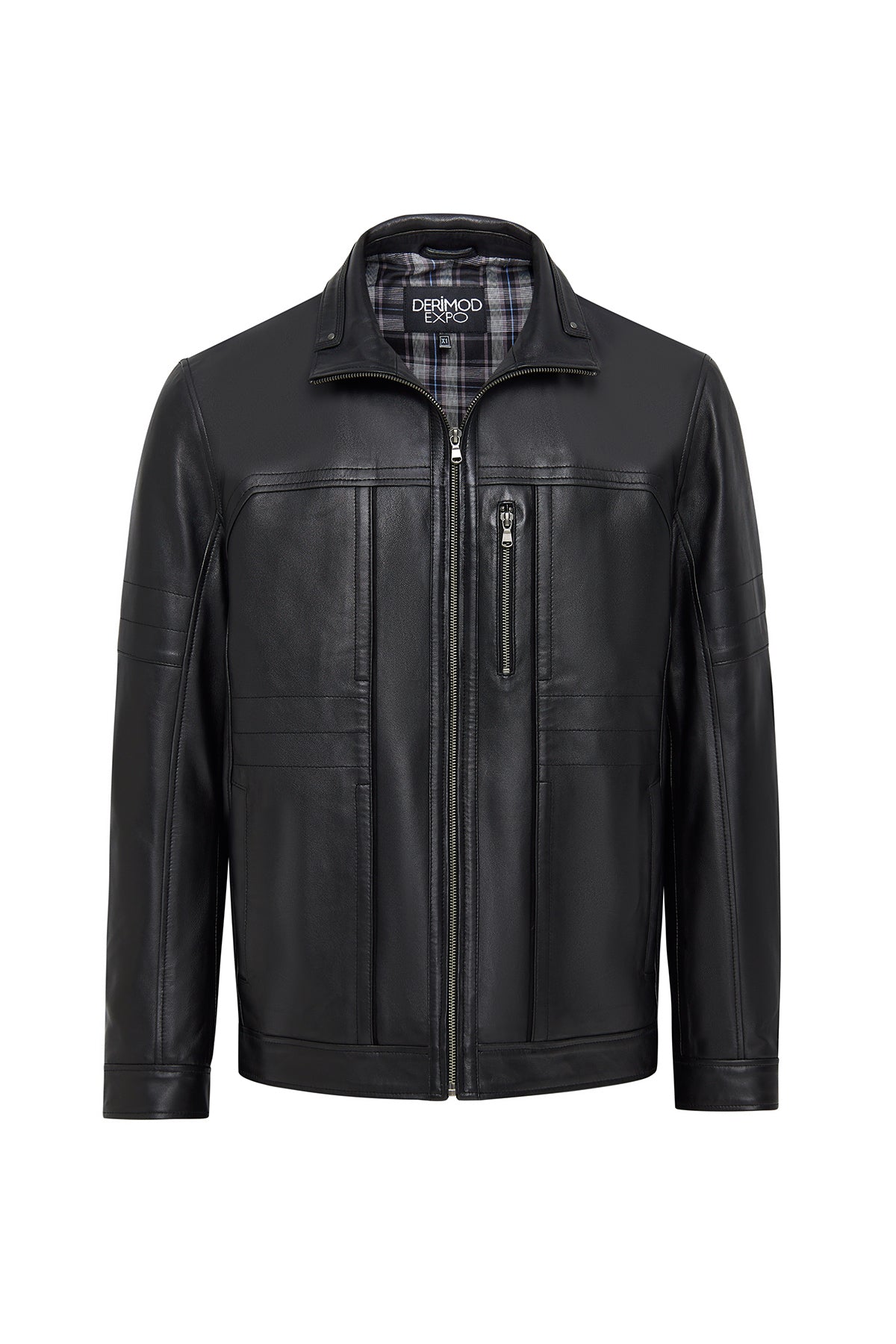 Bruno Black Men’s Leather Jacket