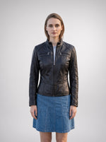 Camillie Good Outfit Black Leather Jacket For Women