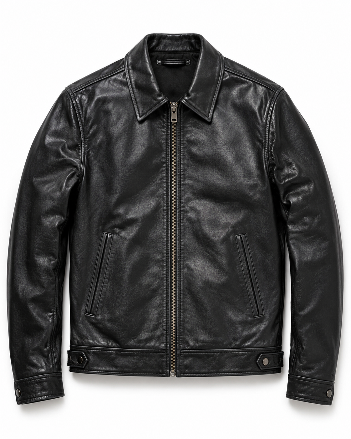 Custom Print Leather Jacket — Typography & Graffiti Artwork | Hand-Paint + Digital Print Fusion