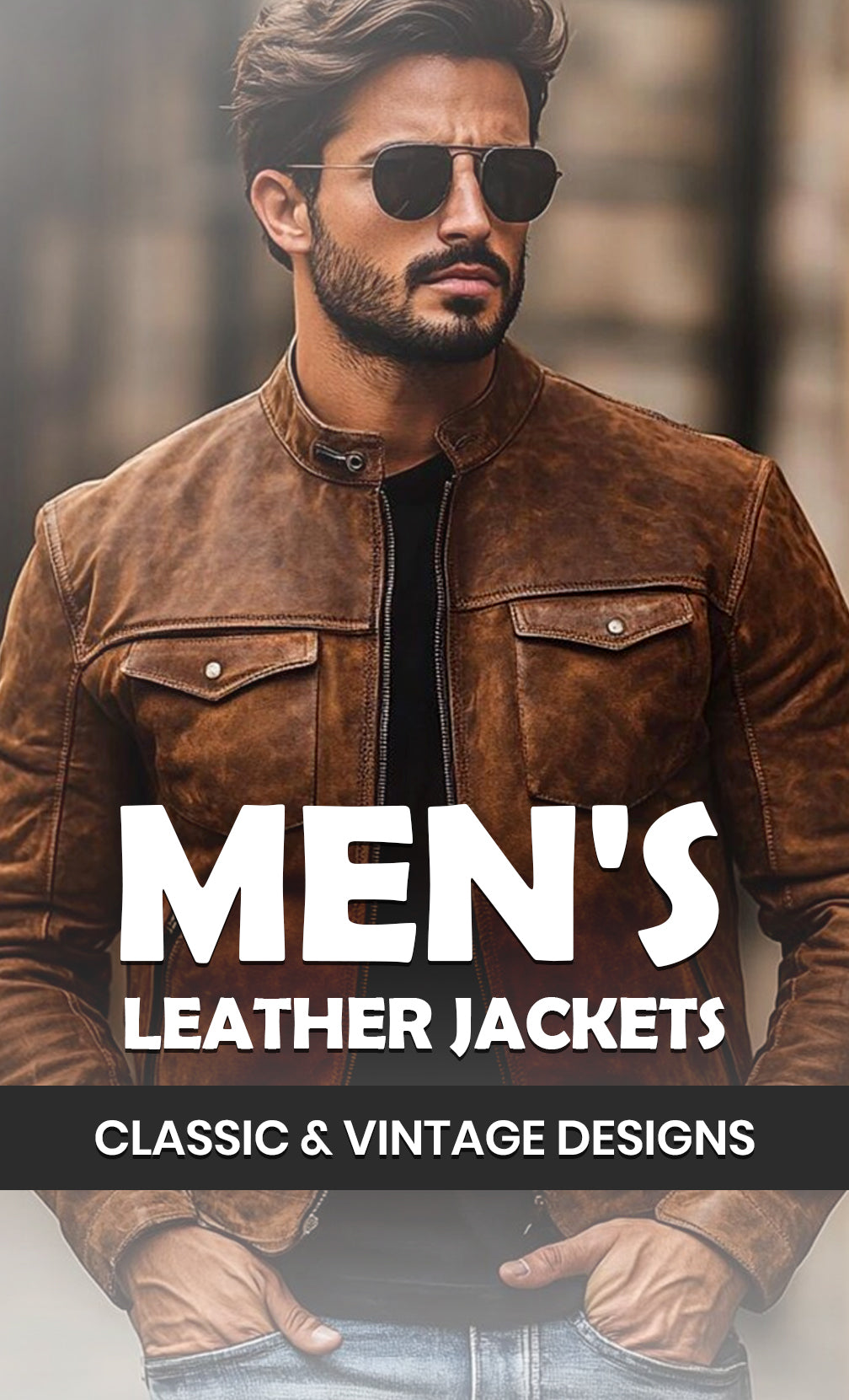 Men's Classic & Vintage Leather Jackets