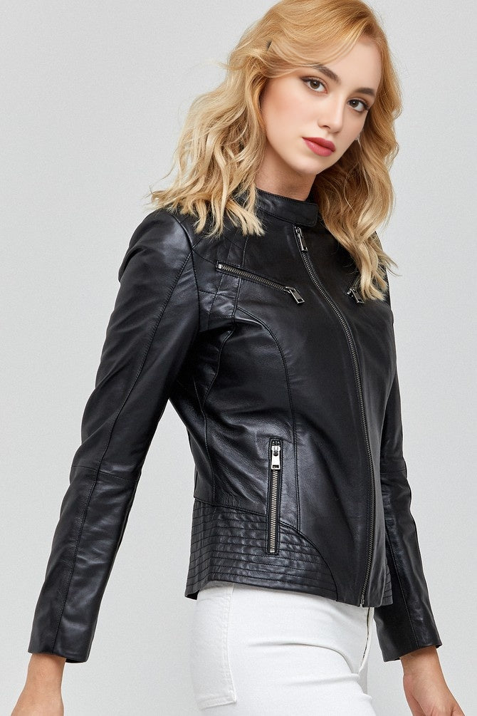 Lucy Stylish Biker Jacket For Women