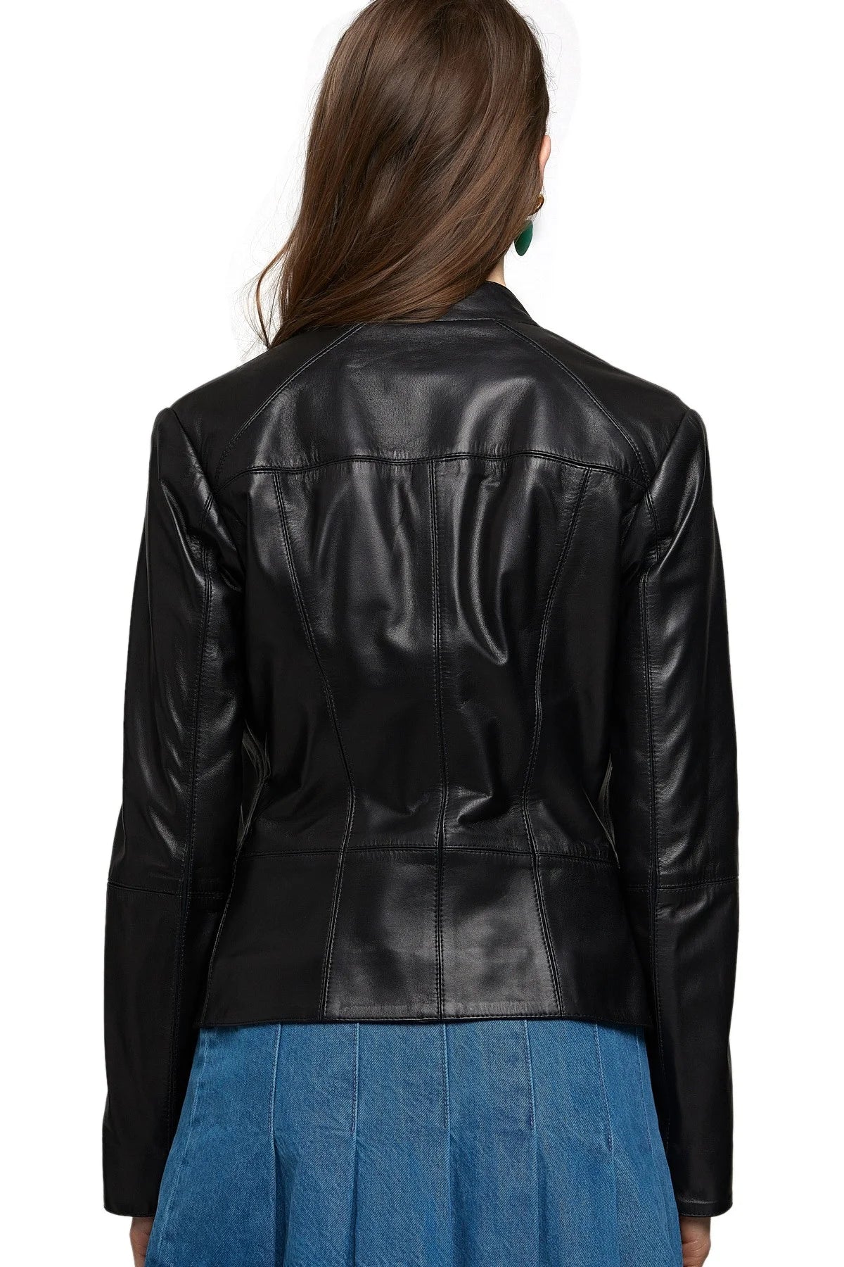 Camillie Good Outfit Black Leather Jacket For Women
