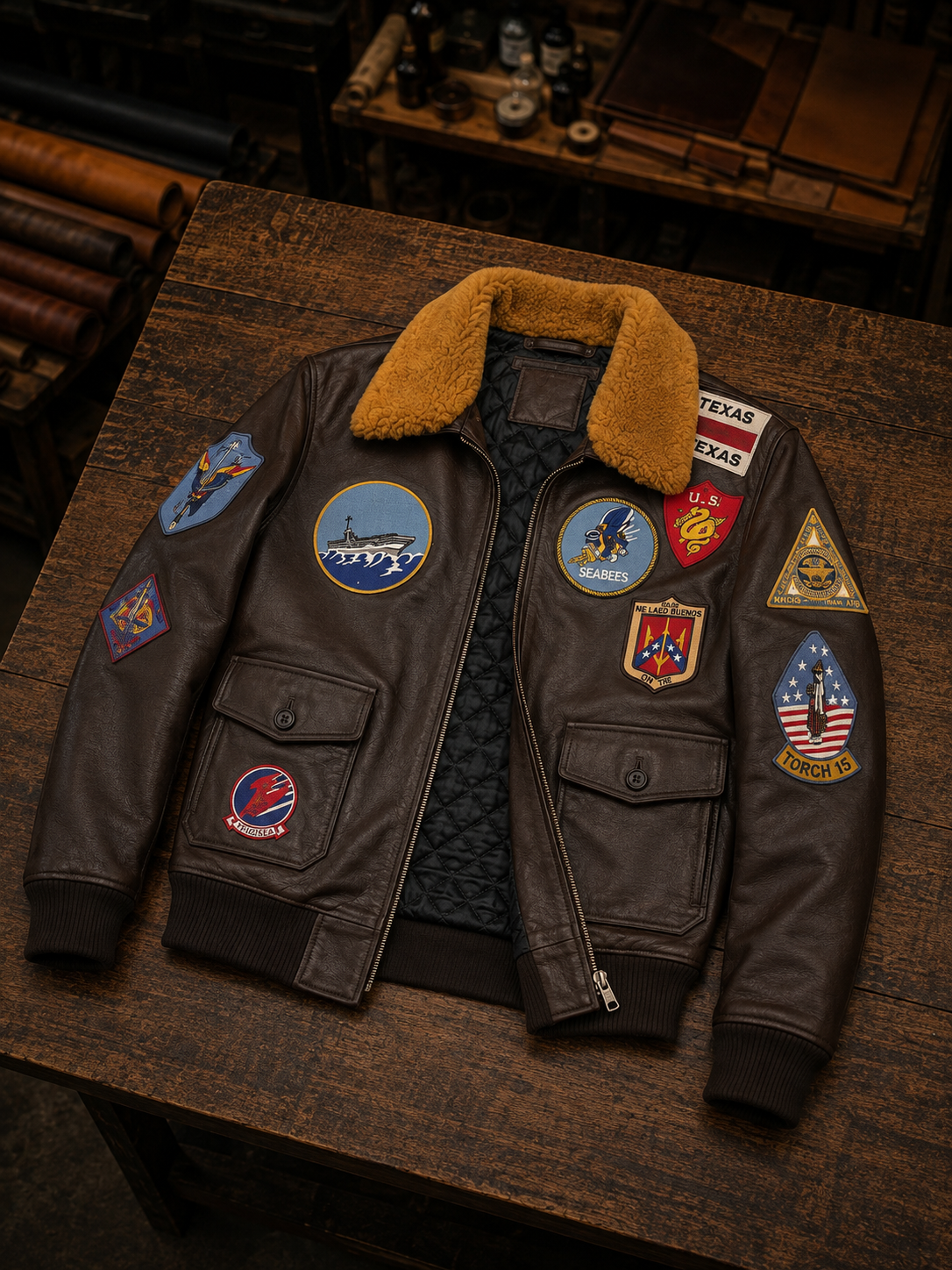 Francisco Dark Brown Leather Jacket For Men