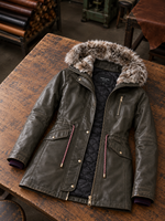 Green Valentina Coat For Women's