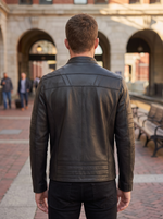 Howard Black Men's Leather Jacket