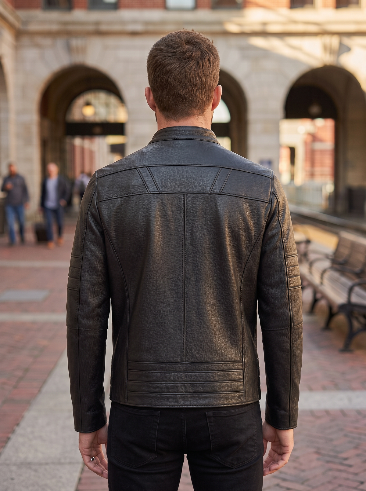 Howard Black Men's Leather Jacket