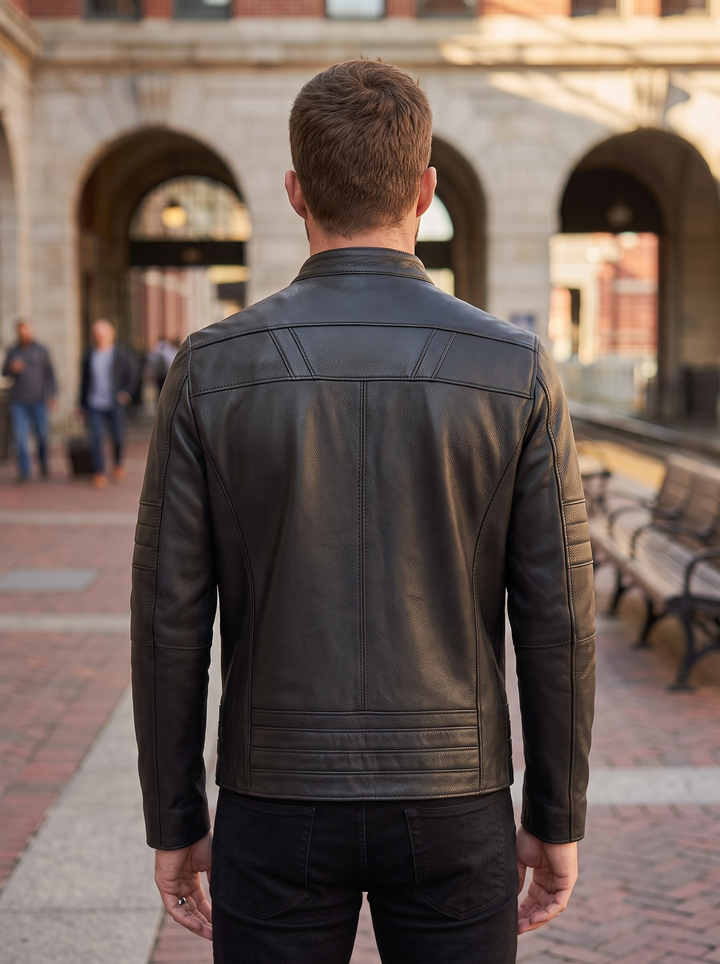 Howard Black Men's Leather Jacket