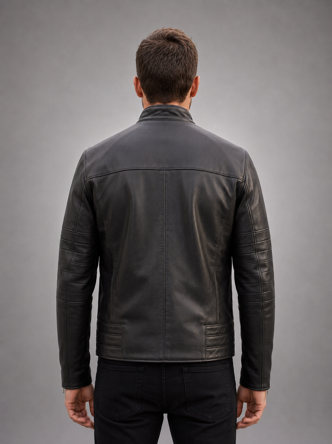 Howard Black Men's Leather Jacket