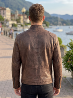Immobile Sport Men’s Brown Leather Jacket