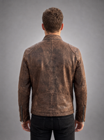 Immobile Sport Men’s Brown Leather Jacket