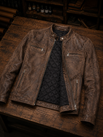 Immobile Sport Men’s Brown Leather Jacket