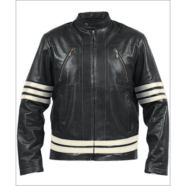 Black Logans Leather Jacket  For Sale| Men's Jacket
