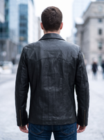Killing Black Leather Jacket For Men
