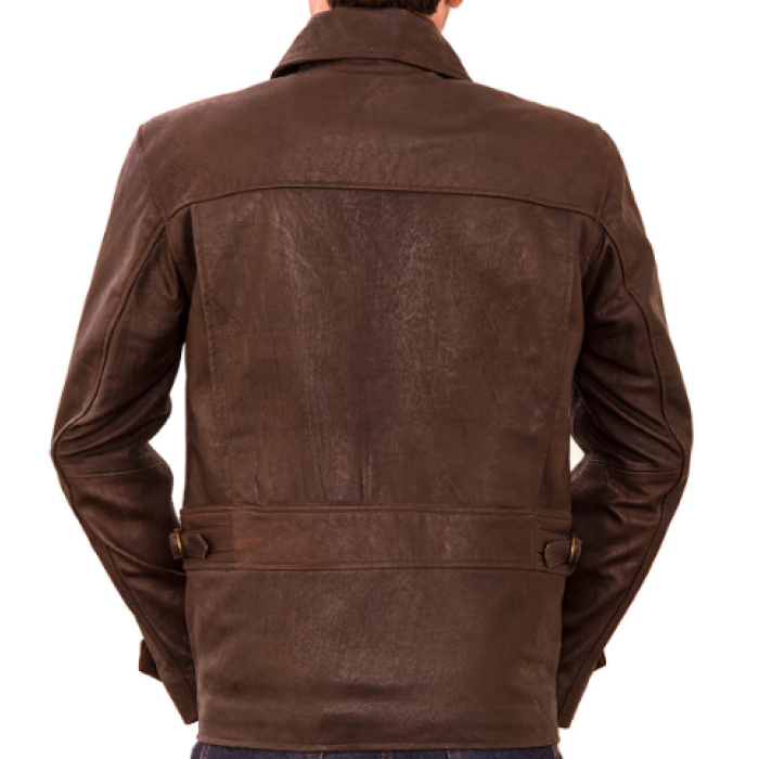 Bardem Brown Sheepskin Men Jacket
