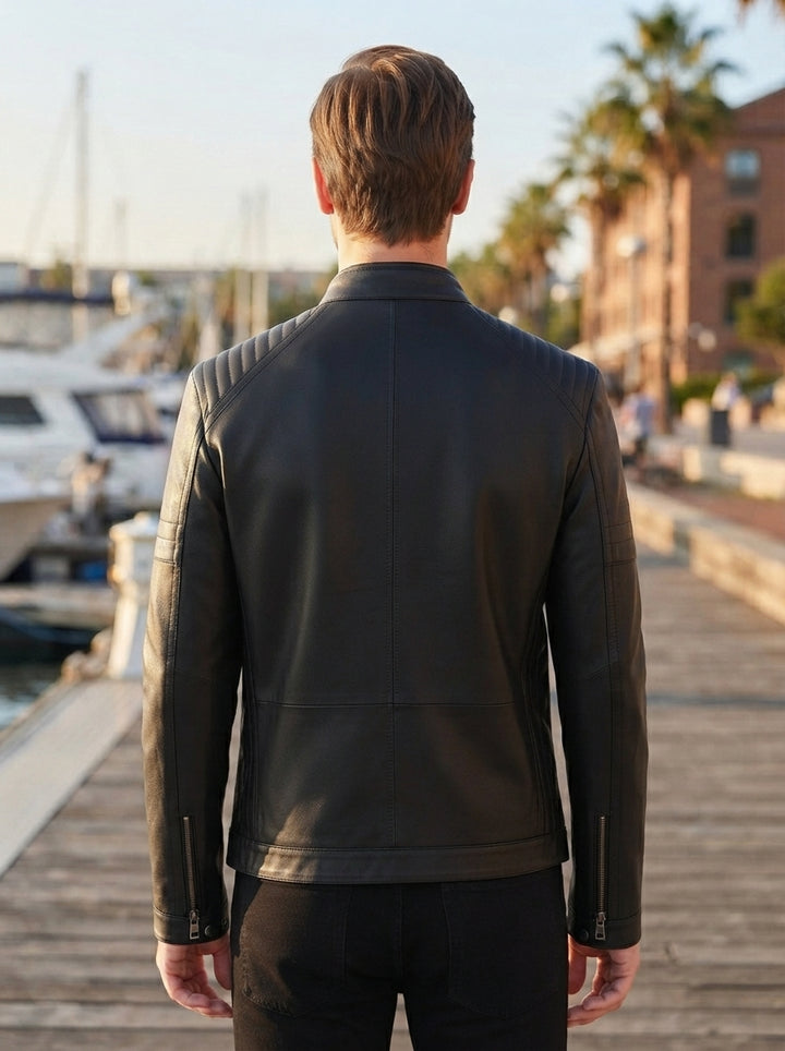 Paul Men’s Black Leather Jacket