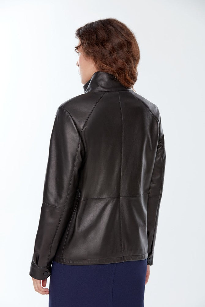 Maria Black Stylish Leather Jacket For Women