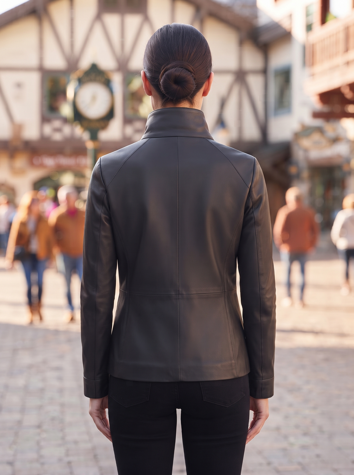 Maria Black Stylish Leather Jacket For Women