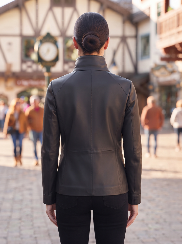 Maria Black Stylish Leather Jacket For Women