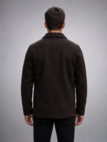 Men’s Premium Dark Brown Leather Chore Jacket