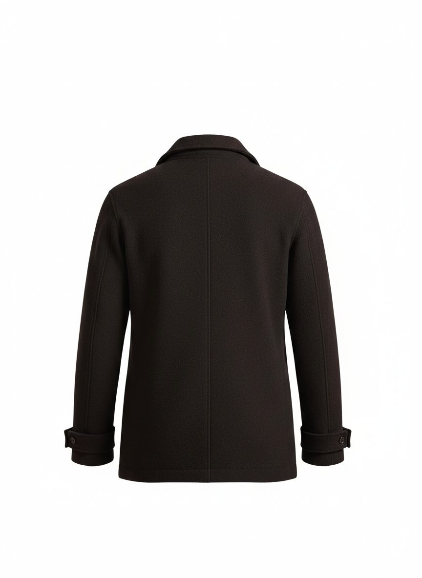 Men’s Premium Dark Brown Leather Chore Jacket