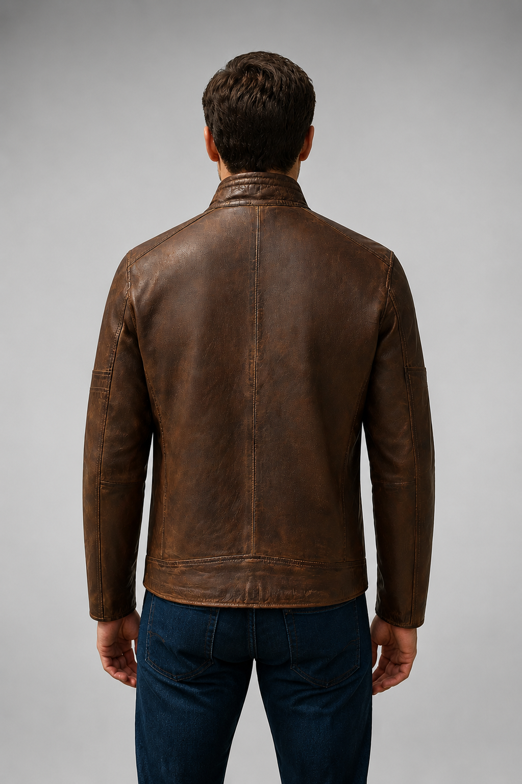 Oakridge Heritage Brown Leather Jacket