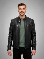 Paul Men’s Black Leather Jacket
