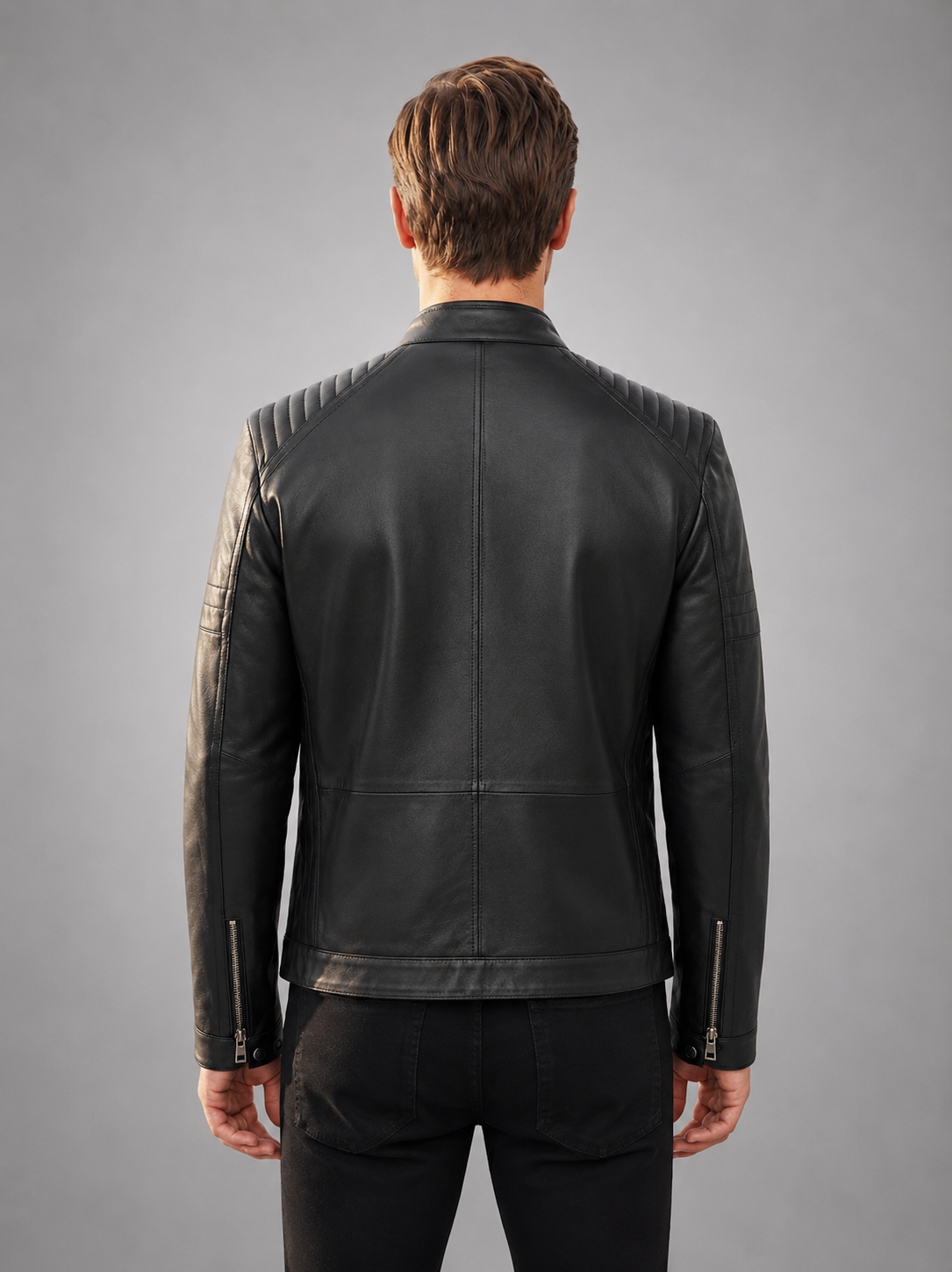 Paul Men’s Black Leather Jacket